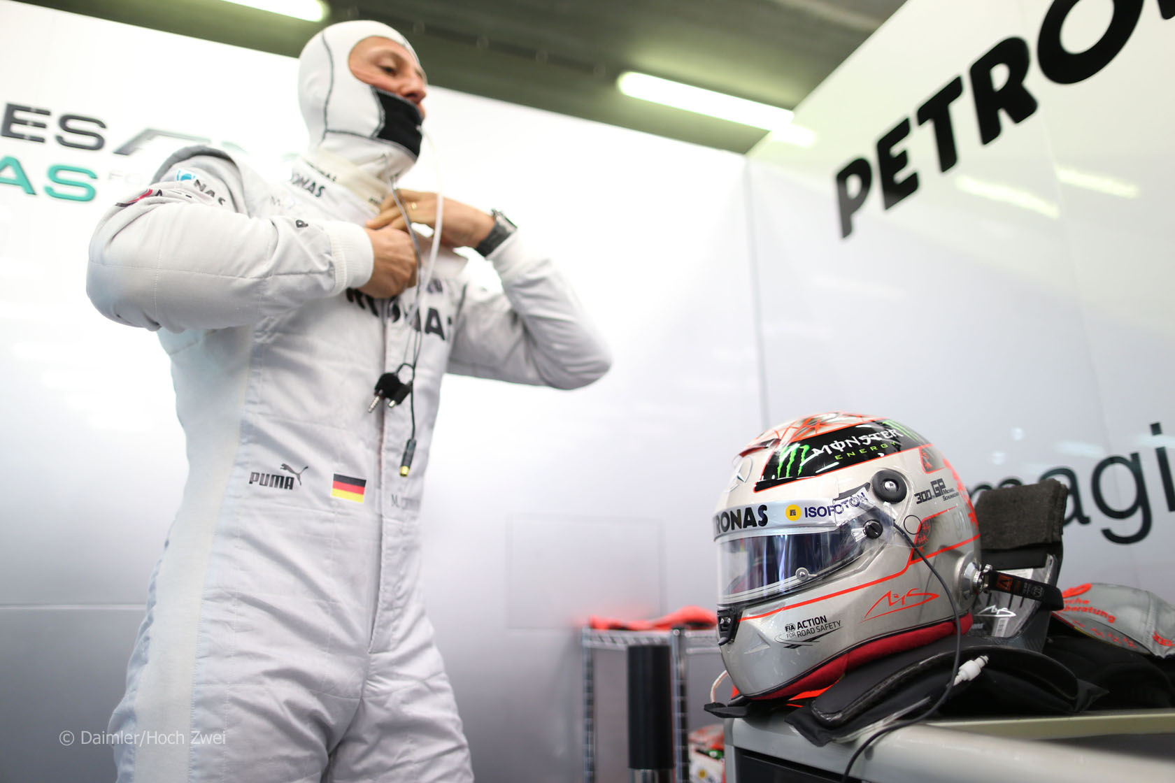 ミハエル・シューマッハ、300回目のF1レース週末を特製 ミハエル・シューマッハ、300回目のF1レース週末を特製