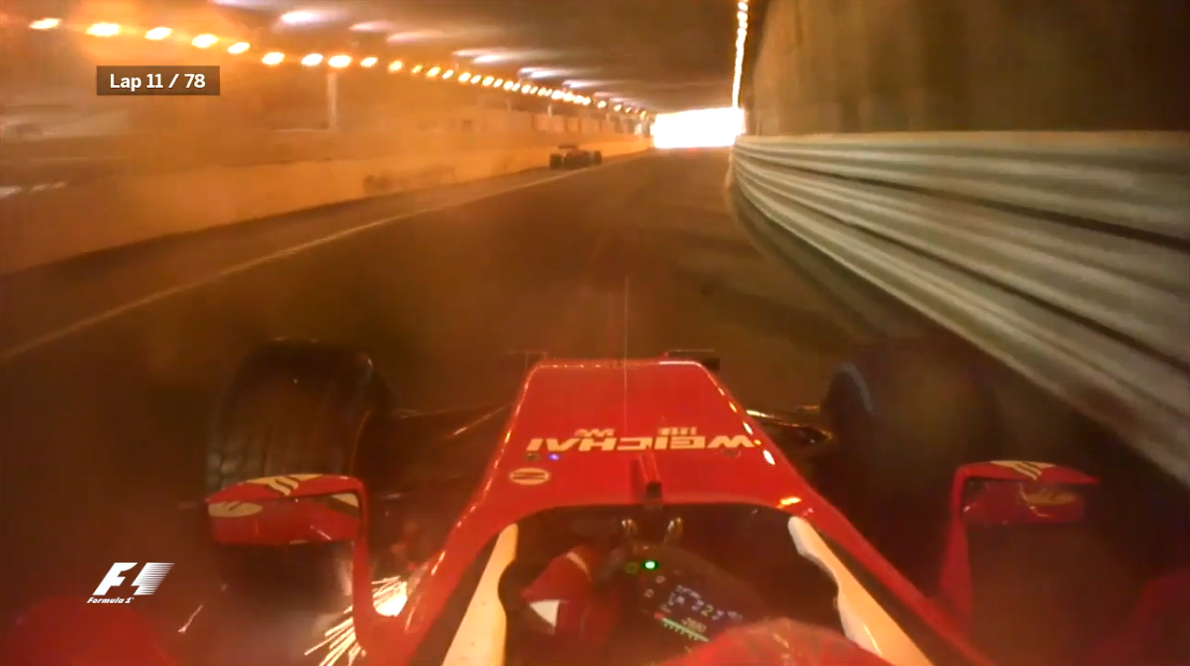 F1モナコgp動画 ライコネンがウィングを引きずって走行 車載カメラ F1通信 F1モナコgp動画 ライコネンがウィングを引きずって走行 車載カメラ F1通信