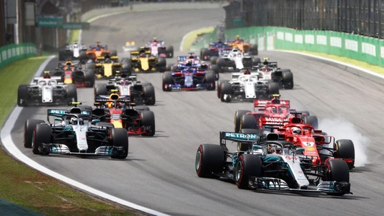 2018年F1ブラジルGP スタート
