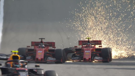 フェラーリ同士のクラッシュ アルファロメオ ホンダ F1ブラジルgp ブランドルのコラム F1通信 フェラーリ同士のクラッシュ アルファロメオ ホンダ F1ブラジルgp ブランドルのコラム F1通信