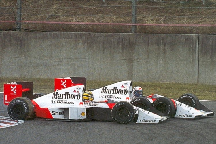 セナ・プロ対決 5: 鈴鹿でクラッシュ : F1通信 セナ・プロ対決 5: 鈴鹿でクラッシュ : F1通信