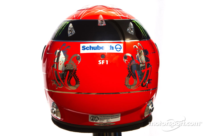ミハエル・シューマッハ(メルセデスGP): 2011年F1ヘルメット ミハエル・シューマッハ(メルセデスGP): 2011年F1ヘルメット