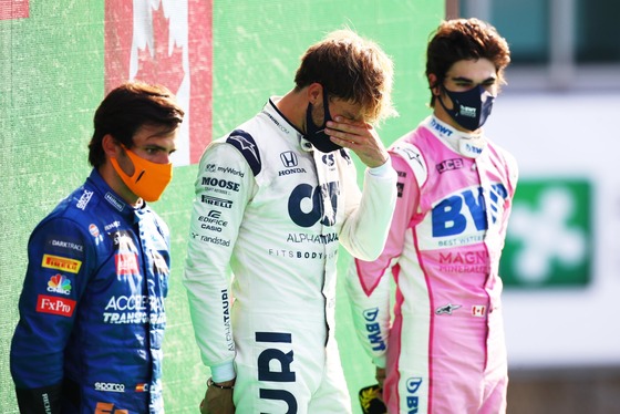 ピエール・ガスリー優勝!:2020年F1イタリアGP表彰式