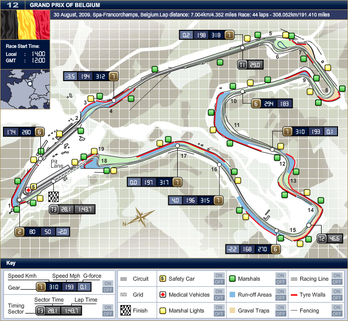 スパ フランコルシャン サーキット ガイド Fia公式プレスリリース F1通信