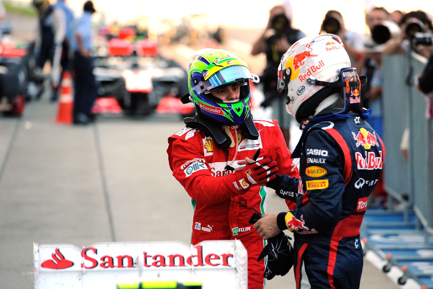 1/5 ヘルメット 2013 ブラジルGP F.マッサ（フェリペ・マッサ