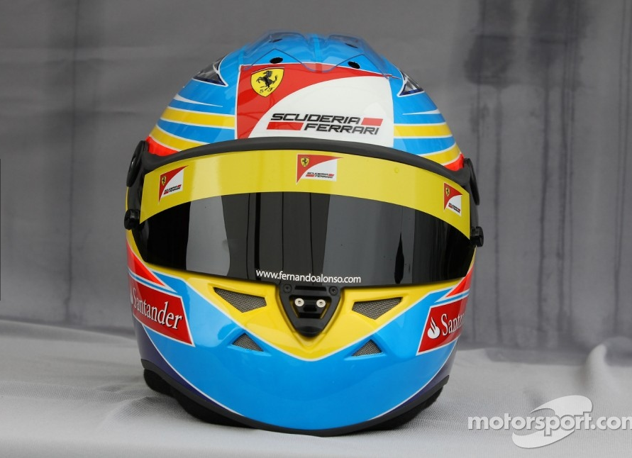 フェルナンド・アロンソ(フェラーリ): 2011年F1ヘルメット フェルナンド・アロンソ(フェラーリ): 2011年F1ヘルメット