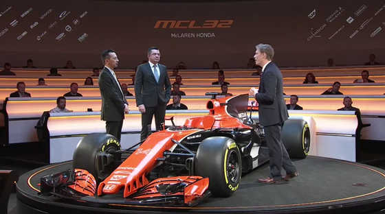 マクラーレン・ホンダMCL32、2017年F1マシン長谷川祐介、エリック・ブイユ