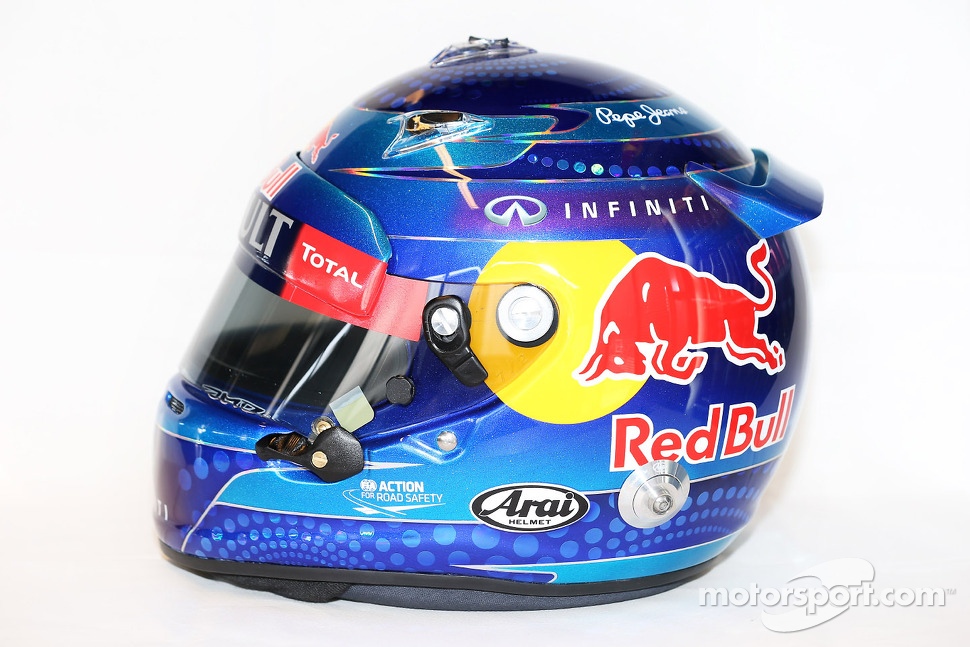 セバスチャン・ベッテル(レッドブル): F1ヘルメットと セバスチャン・ベッテル(レッドブル): F1ヘルメットと