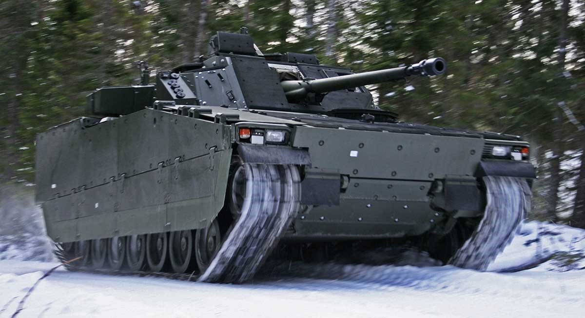 戦車にf1のアクティブ サスペンションを搭載 Cv90戦車 F1通信 戦車にf1のアクティブ サスペンションを搭載 Cv90戦車 F1通信