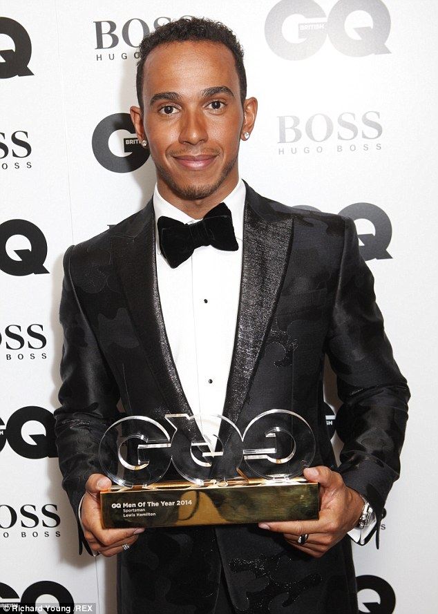 ルイス・ハミルトン、GQ誌の「スポーツマン・オブ・ザ・イヤー」受賞: 写真