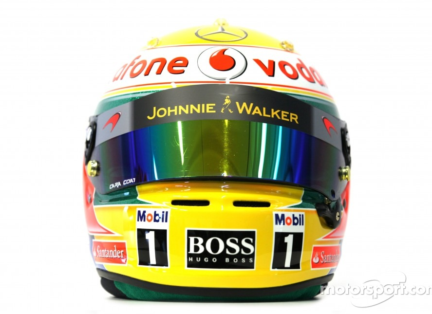 ルイス・ハミルトン(マクラーレン): 2012年F1ヘルメット写真 ルイス・ハミルトン(マクラーレン): 2012年F1ヘルメット写真