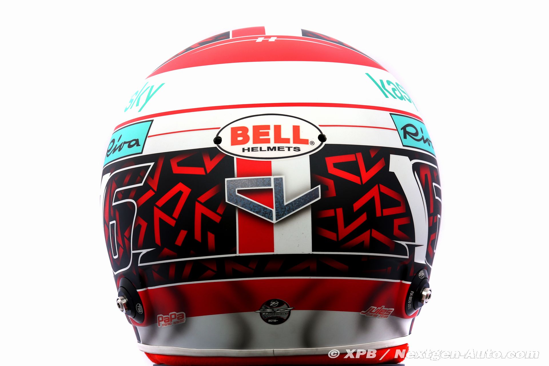 日本未発売　ビッグスケールF1コレクション　ルクレール　ヘルメット　2020年 シャルル・ルクレール ヘルメット写真 レーシングスーツ写真 2020年F1