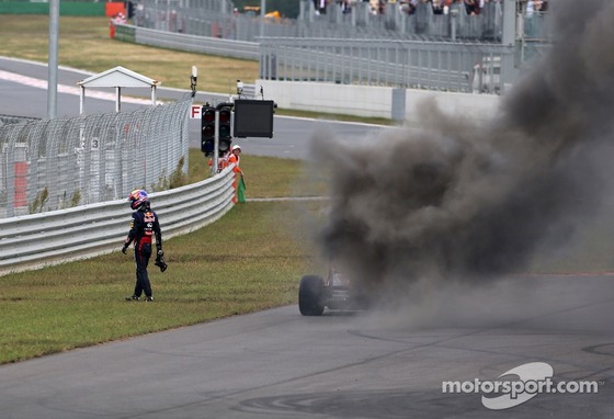 ウェバーのマシン炎上、2013年F1韓国GP