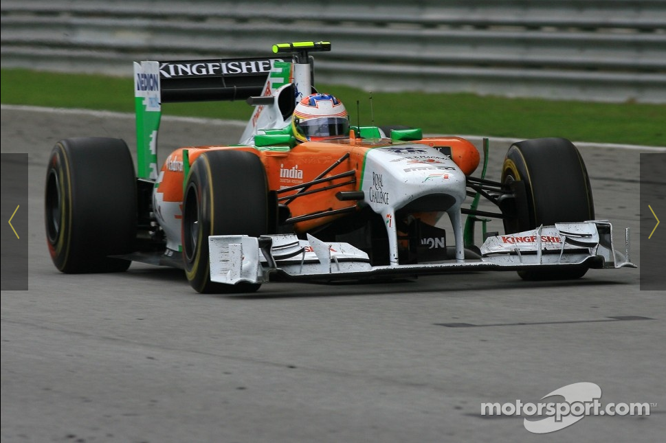 フォース・インディアVJM04 走行写真: F1中国GP 2011年4月 : F1通信 フォース・インディアVJM04 走行写真: F1中国GP 2011年4月 : F1通信