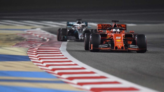 セバスチャン・ベッテル(フェラーリ)、ルイス・ハミルトン(メルセデス):2019年F1バーレーンGP