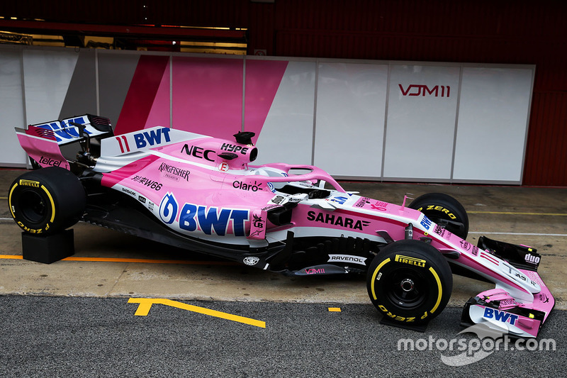 フォース・インディアVJM11 公開 画像10枚:フォース・インディア 2018年F1マシン発表