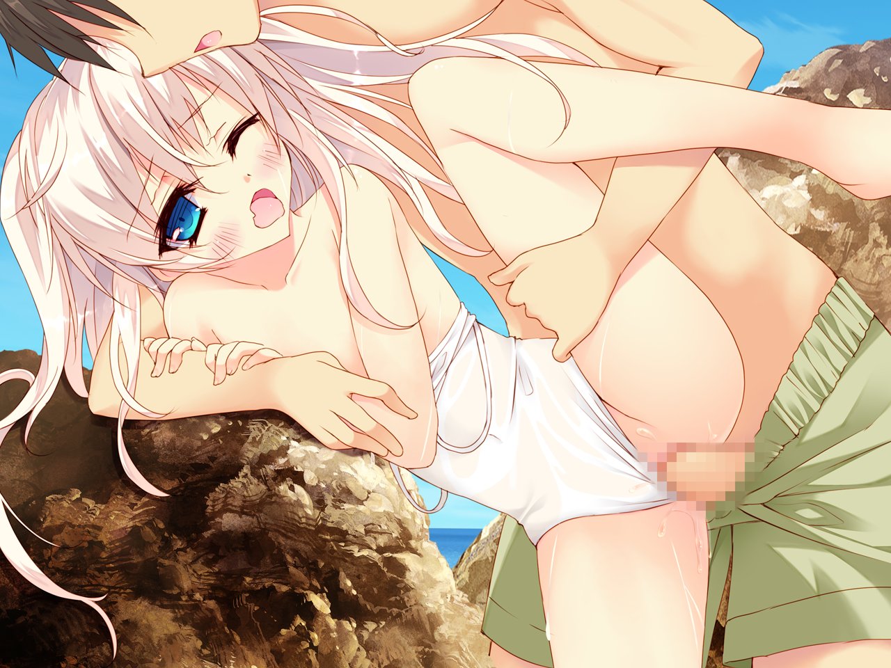 ２次 お外でエッチしてる女の子の二次エロ画像 その２５ 青姦 虹フェチちゃんねる