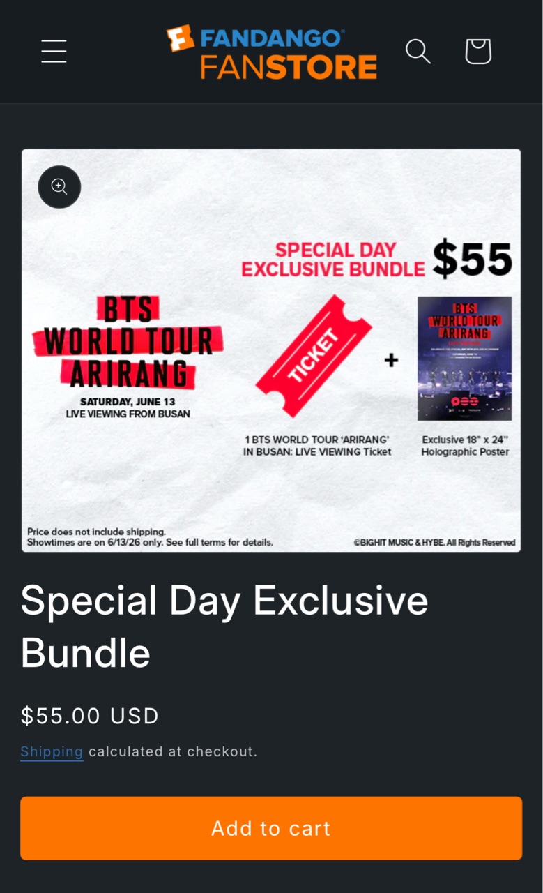 BTSオレオ＋BTSライブビューイングのグッズ : Marriage life in