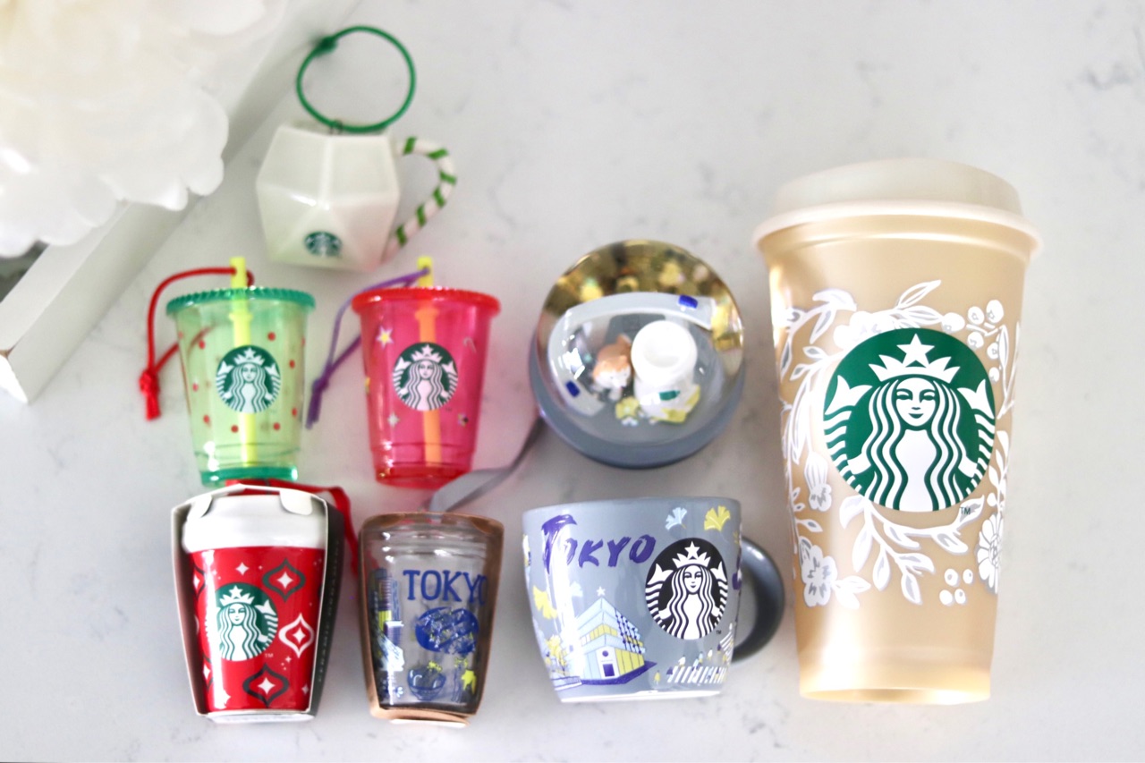 スタバxディズニーのコラボ限定オーナメント＋日本のスタバの