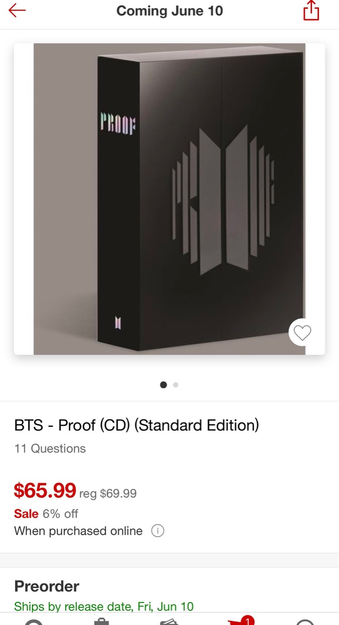BTSのニューアルバムが到着！ランダムカードは誰？【BTS”PROOF”開封