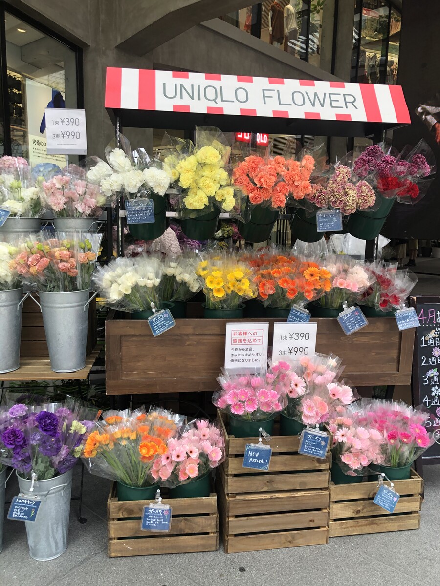 あのuniqloのユニクロフラワーは海外みたいな街のお花屋さんでした シンプルに憧れて Powered By ライブドアブログ