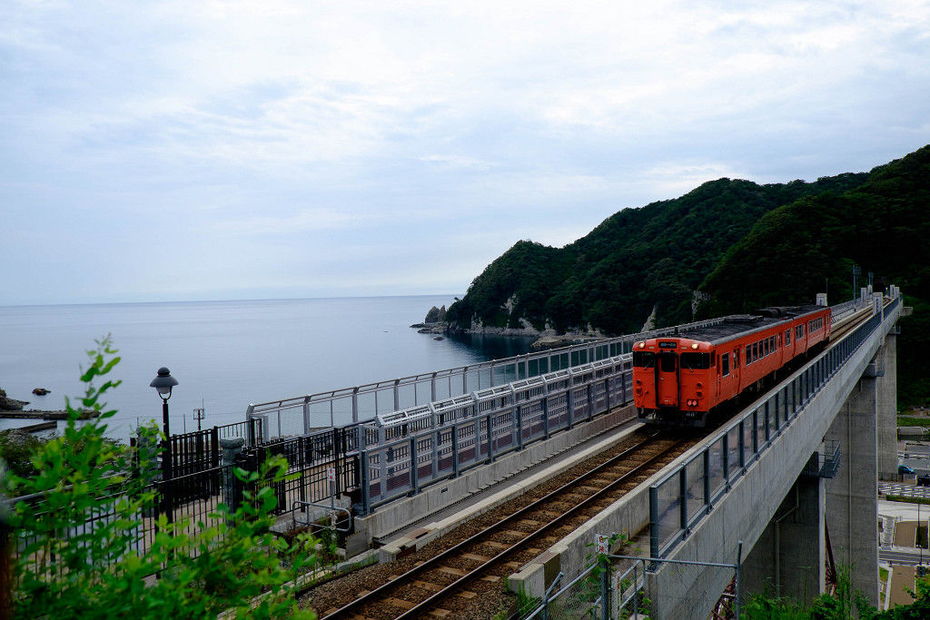 山陰本線 餘部(あまるべ)橋梁 : 中年martyの自転車日記