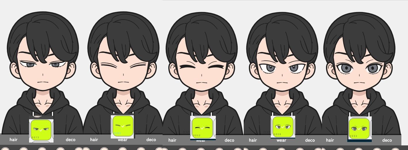 キャラット:クールでスタイリッシュな似顔絵 | かんたん似顔絵くんβ : 2:CHARAT(キャラット)の画像置き場