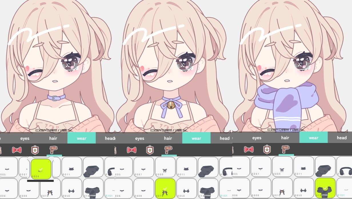 キャラット:かわいい女の子キャラメーカー : 2:CHARAT(キャラット)の画像置き場