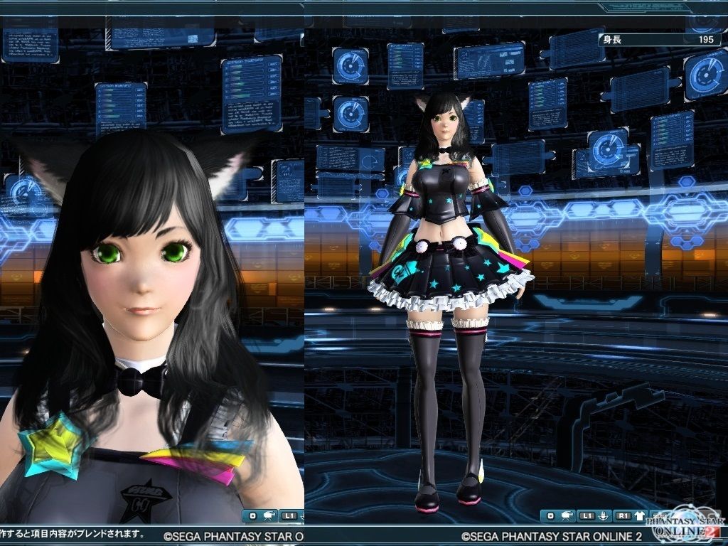 Pso2自キャラ紹介1 色んなアバターゲームの画像置き場