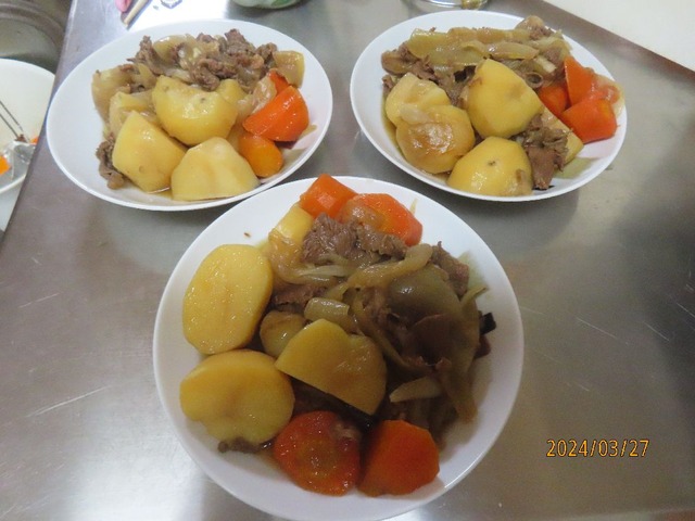 肉じゃが３日分