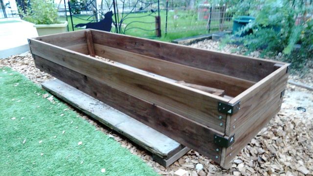 ガーデンボックスをdiy のんびりらいふ