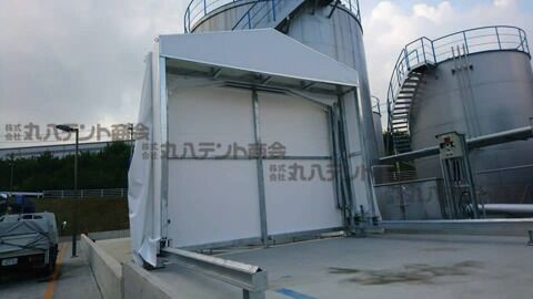 ジャバラテント砂除け雨除け