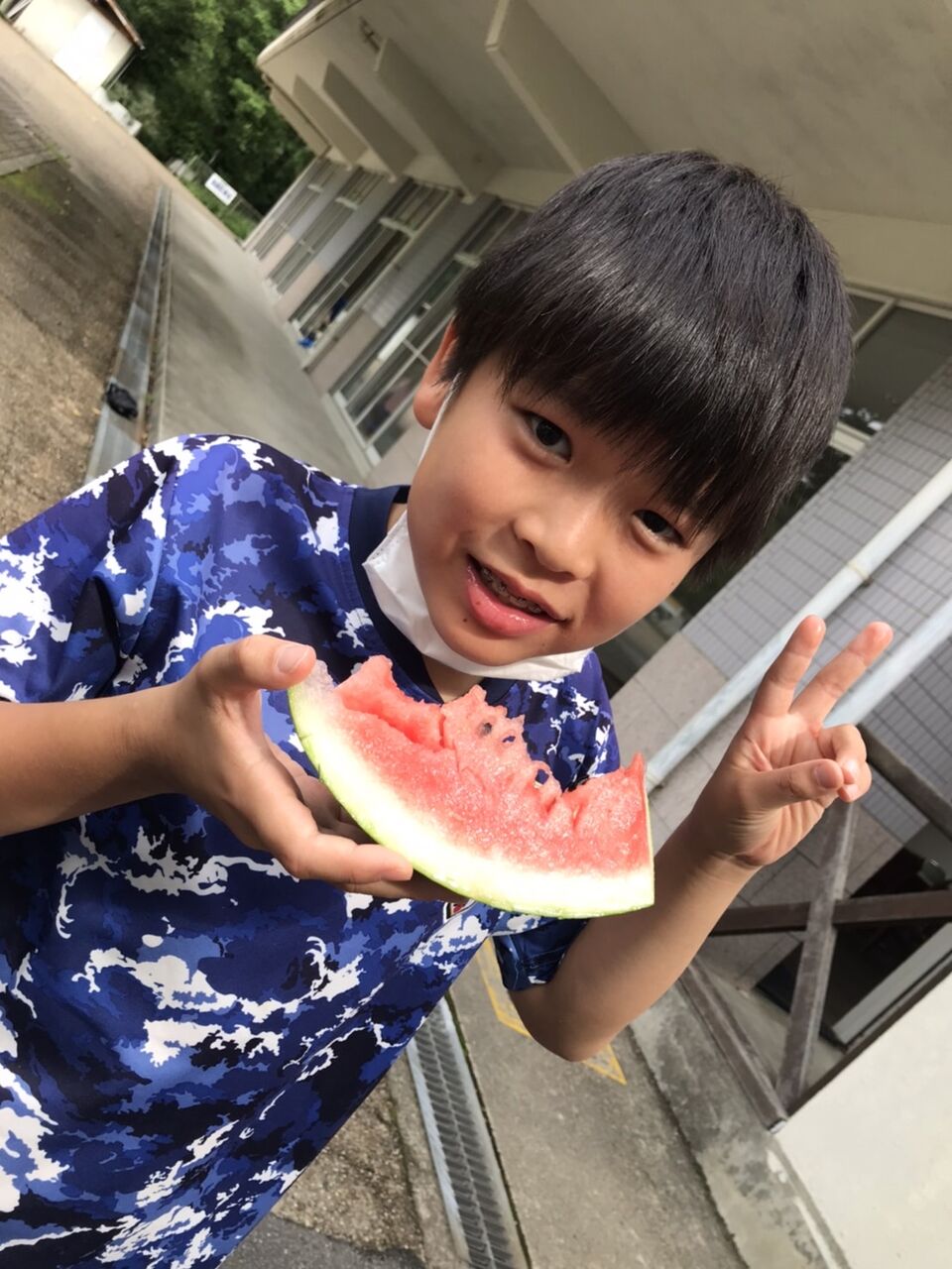 4 5年生 夏合宿 スイカ割 プライマリーカラーfc 4 5年生 夏合宿 スイカ割 プライマリーカラーfc