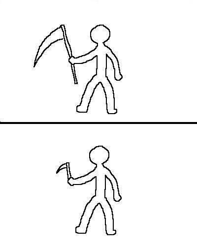 画像 鎌で戦うキャラ は沢山おるけどみんな大鎌だよな まるたろうの怖い心霊ブログ