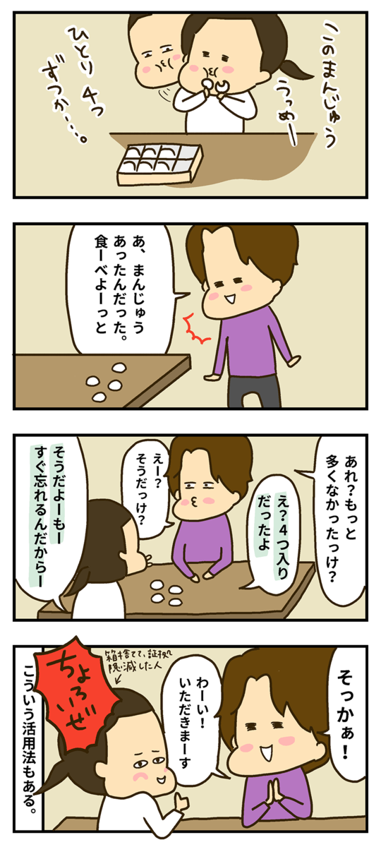 わたしの夫は鳩頭 夫婦コミックエッセイ おでこがまぶしい