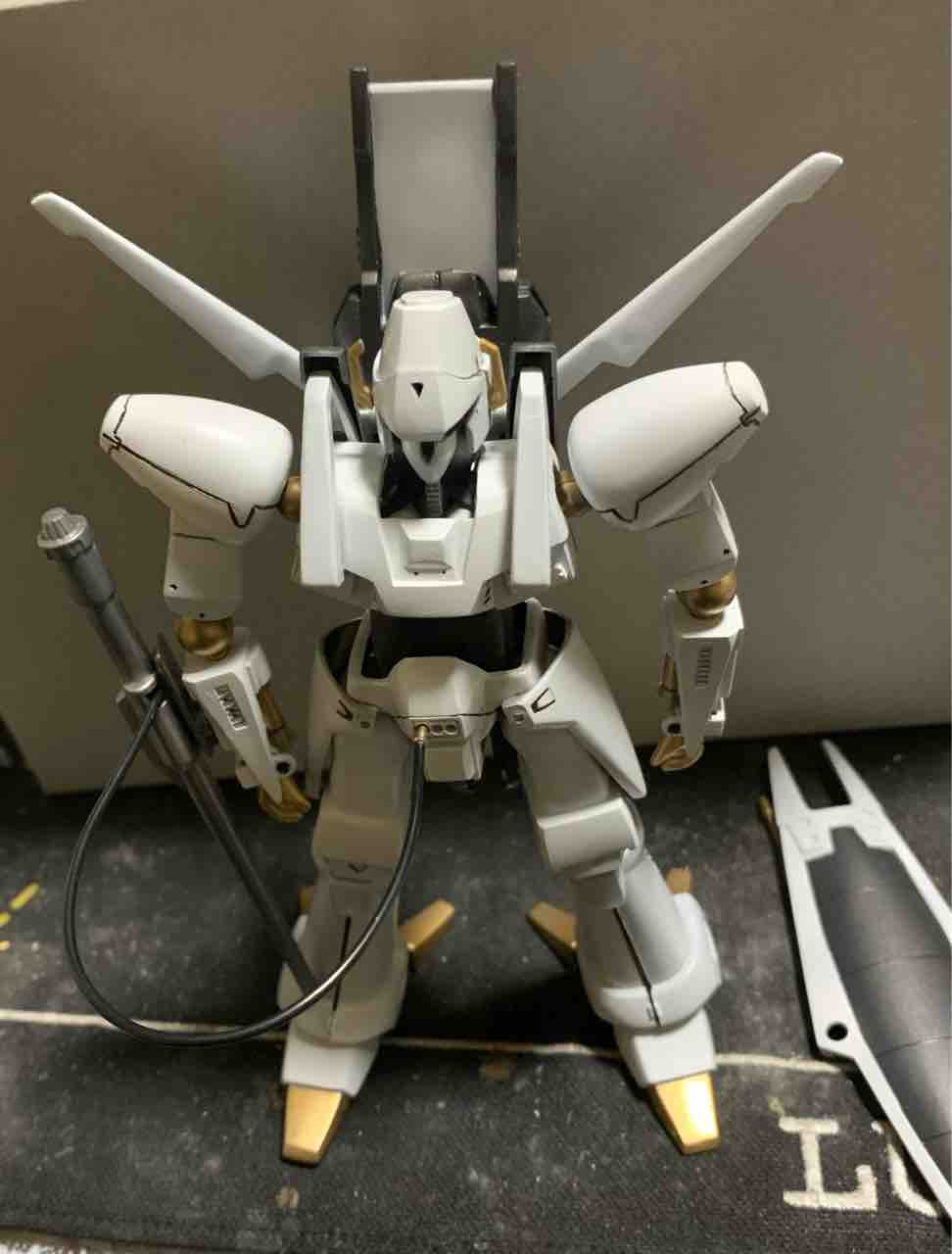 旧キット 1/144エルガイム 完成 : ろぼっとのプラモデル