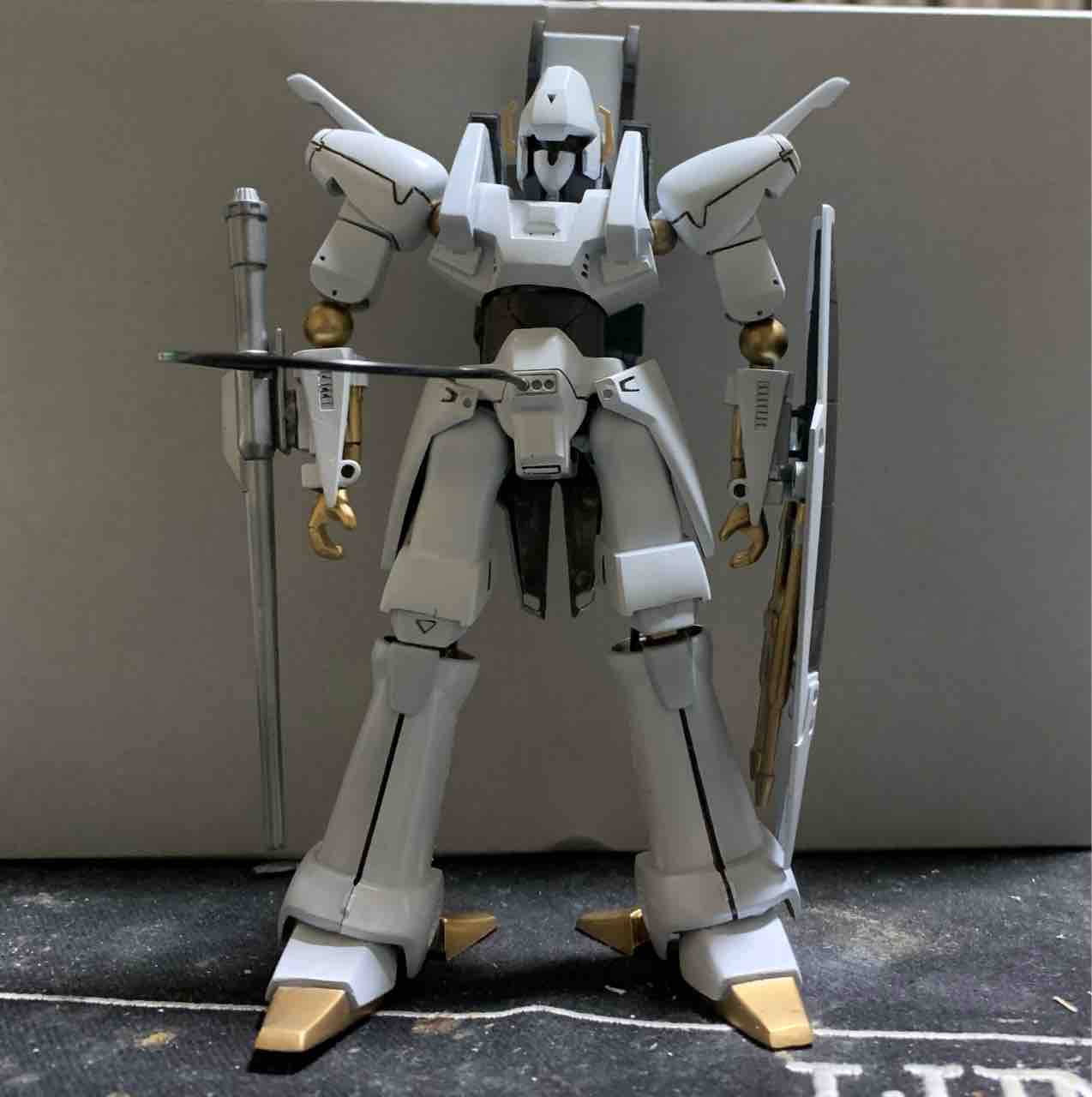 旧キット 1/144エルガイム 完成 : ろぼっとのプラモデル