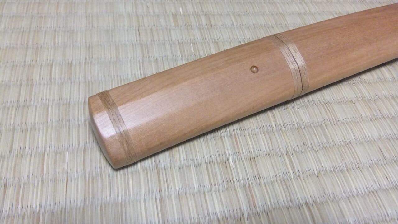 白鞘に自作でお手軽な木端巻してみました（笑） : ＠九枚笹のブログ