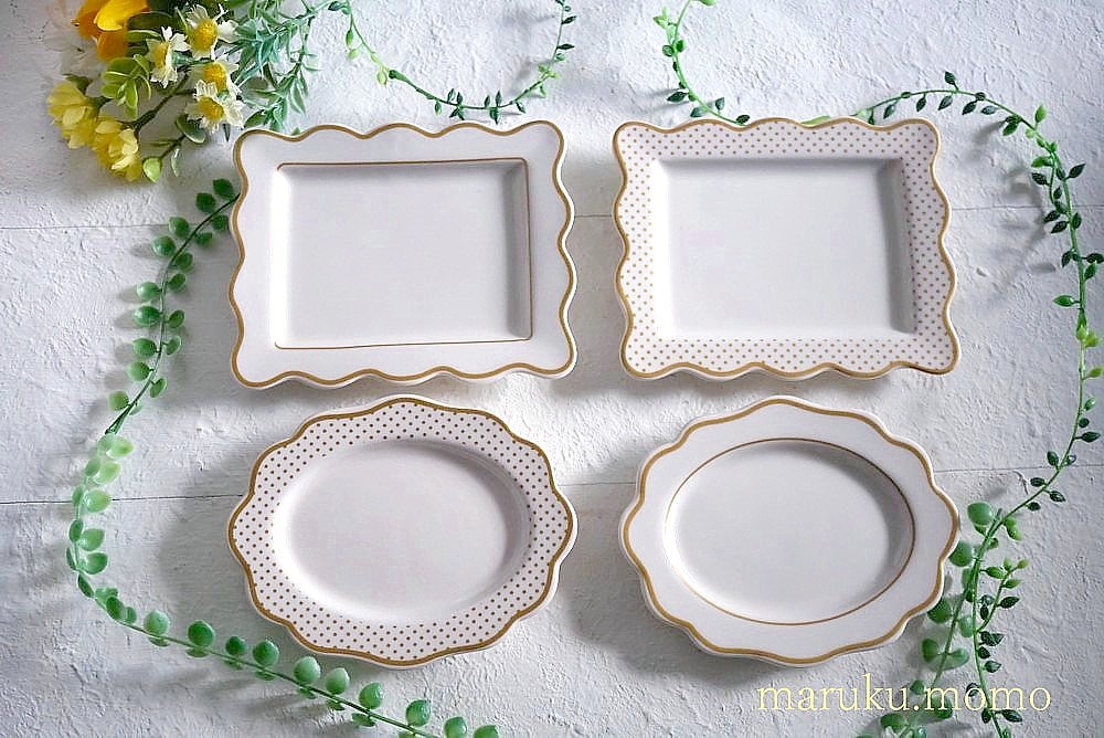 セリア100均の高見え フレンチゴールドフレームの食器 過去に戻るなら Caf E Fuu Manma かふぇ風まんま Powered By ライブドアブログ