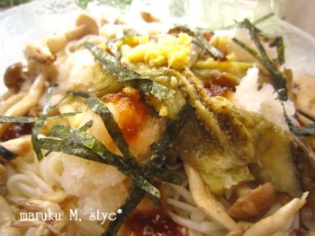 焼き茄子そうめん2