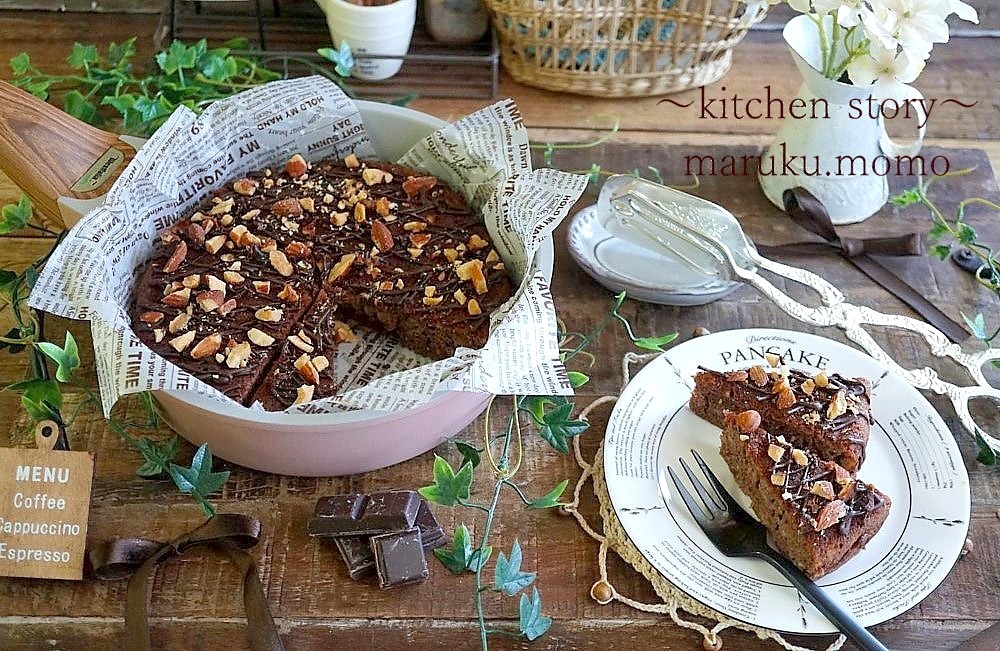 食べるたびにザクザク香ばしい ナッツ入りチョコバナナケーキ フライパンで作れる Caf E Fuu Manma かふぇ風まんま Powered By ライブドアブログ