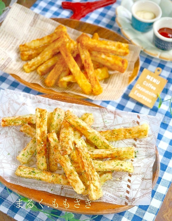 スナック感覚でつまめる～フライド長芋他フーディストノートで掲載＆何色に見えますか？またもや～