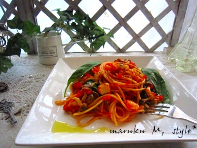 パプリカパスタ2