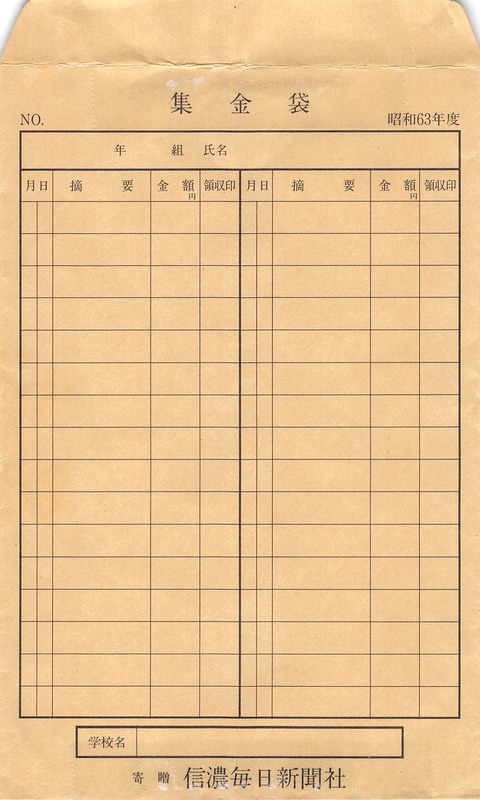 昭和63年度集金袋_001