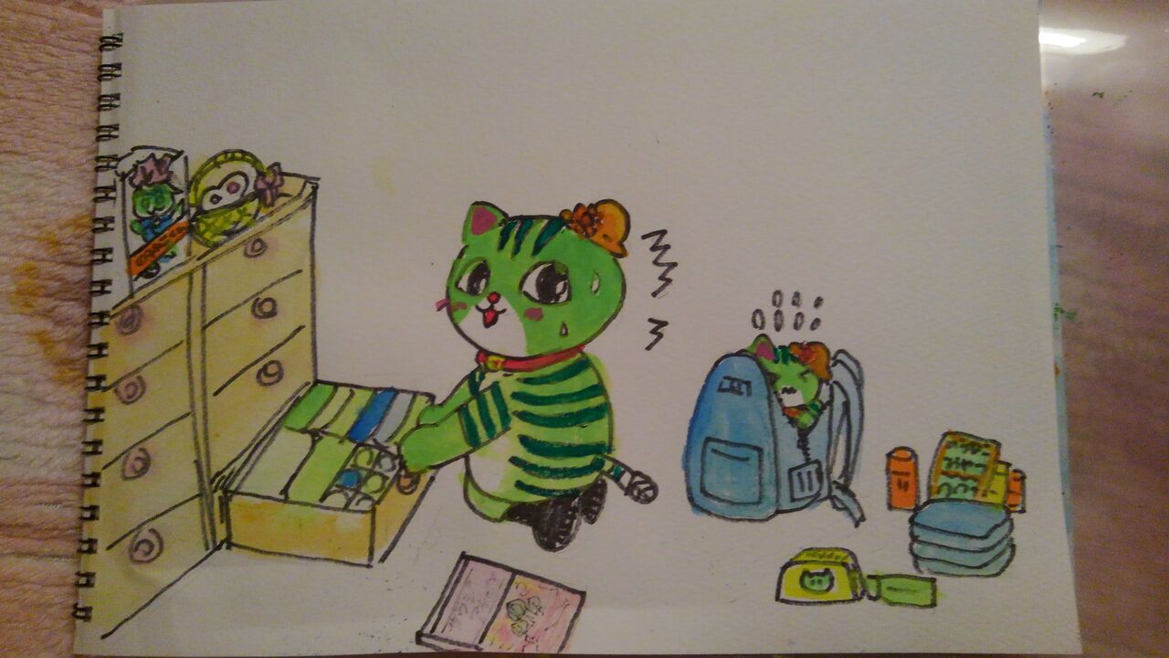 のらねこくんのイラスト あめにゃーのブログ