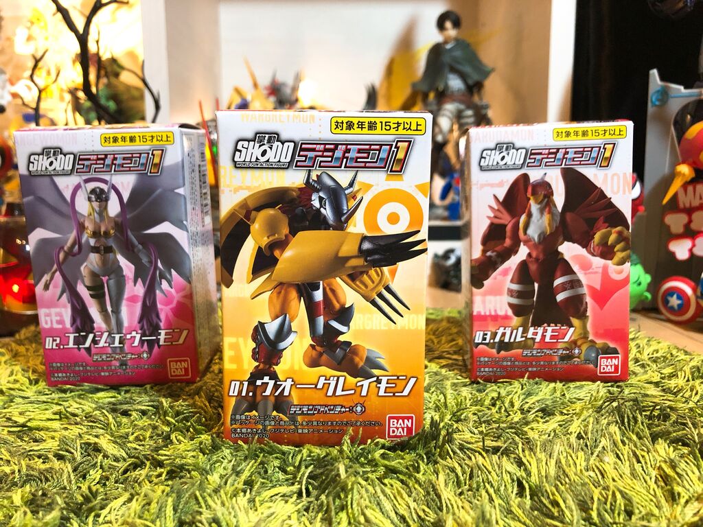 凄まじいクオリティー！！【SHODOデジモン1】全3種（ウォー