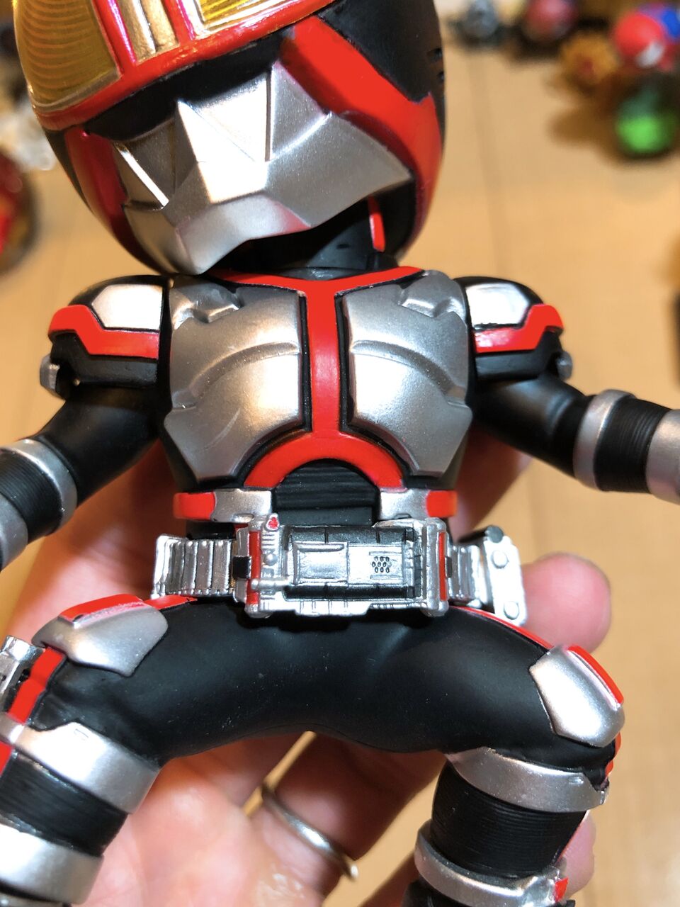 光る カッコいい デフォリアル 仮面ライダークウガライジングマイティ ファイズ開封 レビュー ひでまるぱぱのコレクションぶろぐ