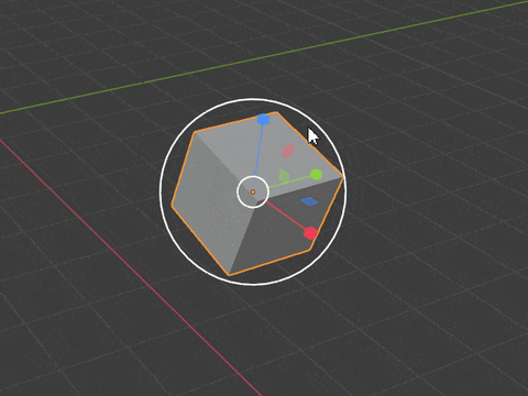 Blender_マニピュレーター_スケール