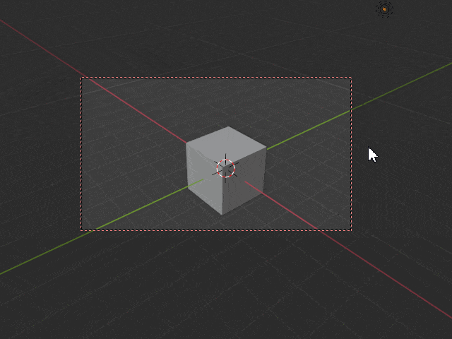 Blender_カメラをビューに固定