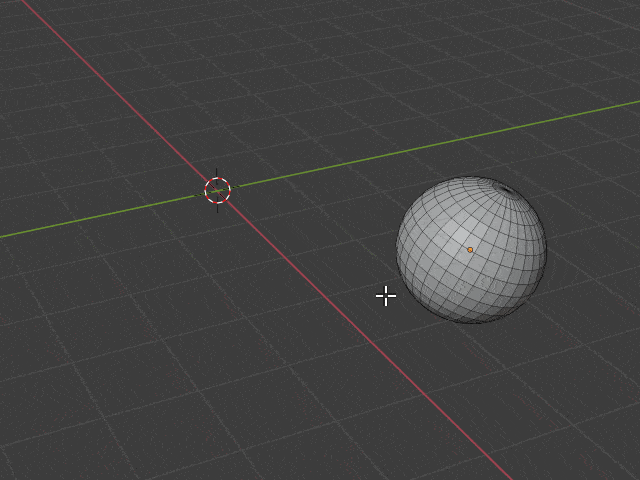 Blender_編集モード_平行移動_1